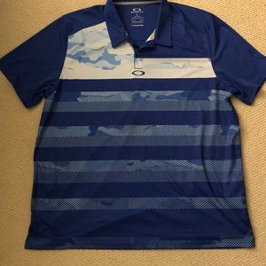 Men's Oakley Sport Polo XXL/TTG - Royal Blue